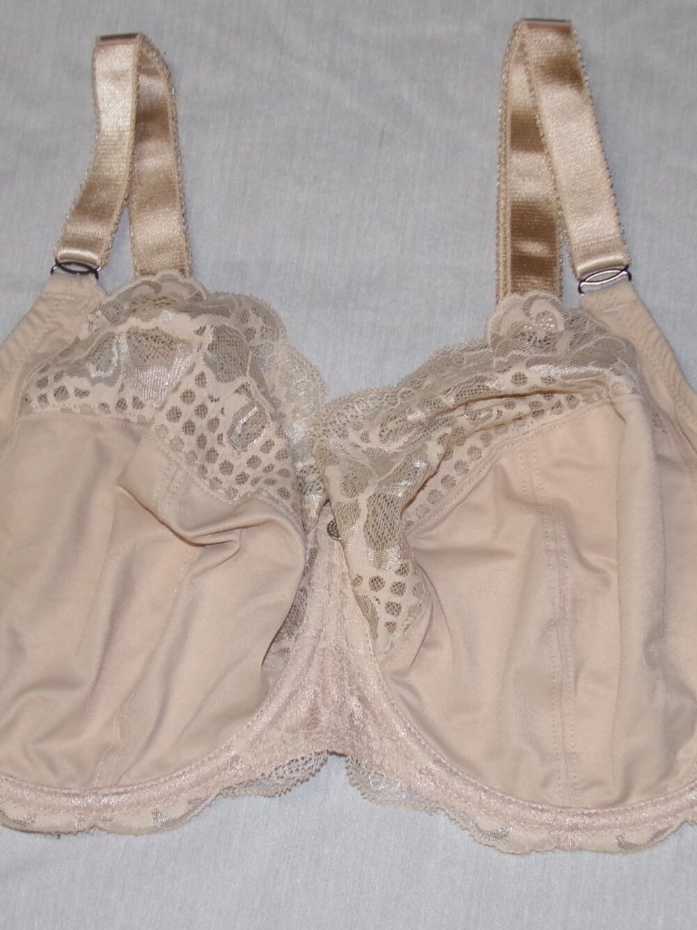 Fasntasie Reflect FL101801 Underwire Side Support Bra Nude Beige sz US 36I